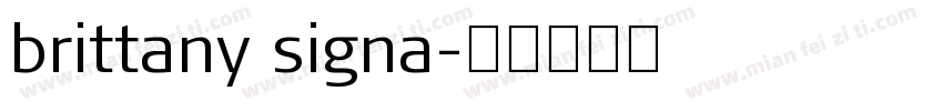 brittany signa字体转换
